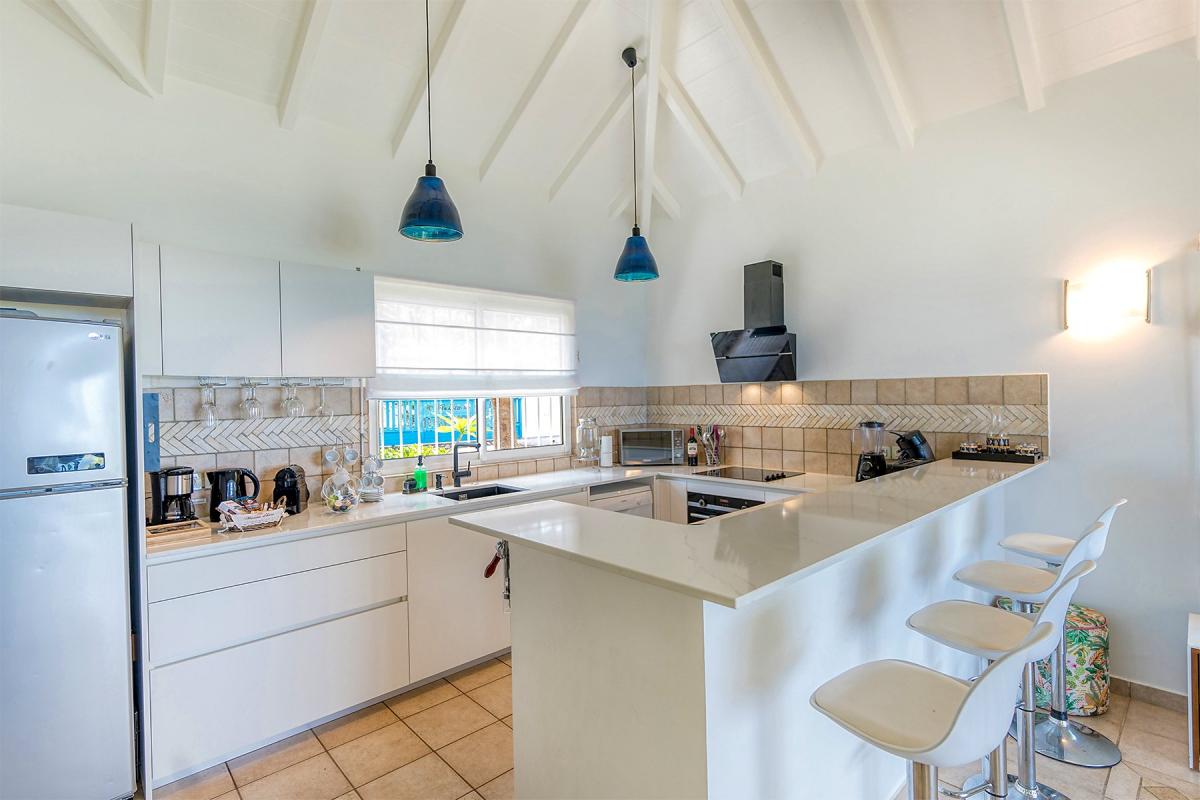 Villa Rental St Martin - The kitchen